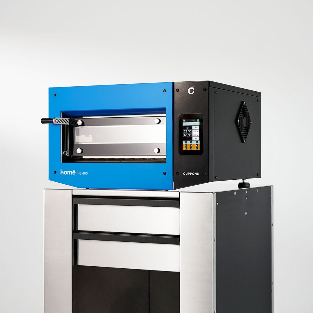 Piec do pizzy jednokomorowy dotykowy 400x400 mm Niebieski Resto Quality HE400/1 TS/FB